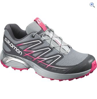 Salomon Wings Flyte Women's Trail Running Shoe - Size: 6 - Colour: Grey Pink